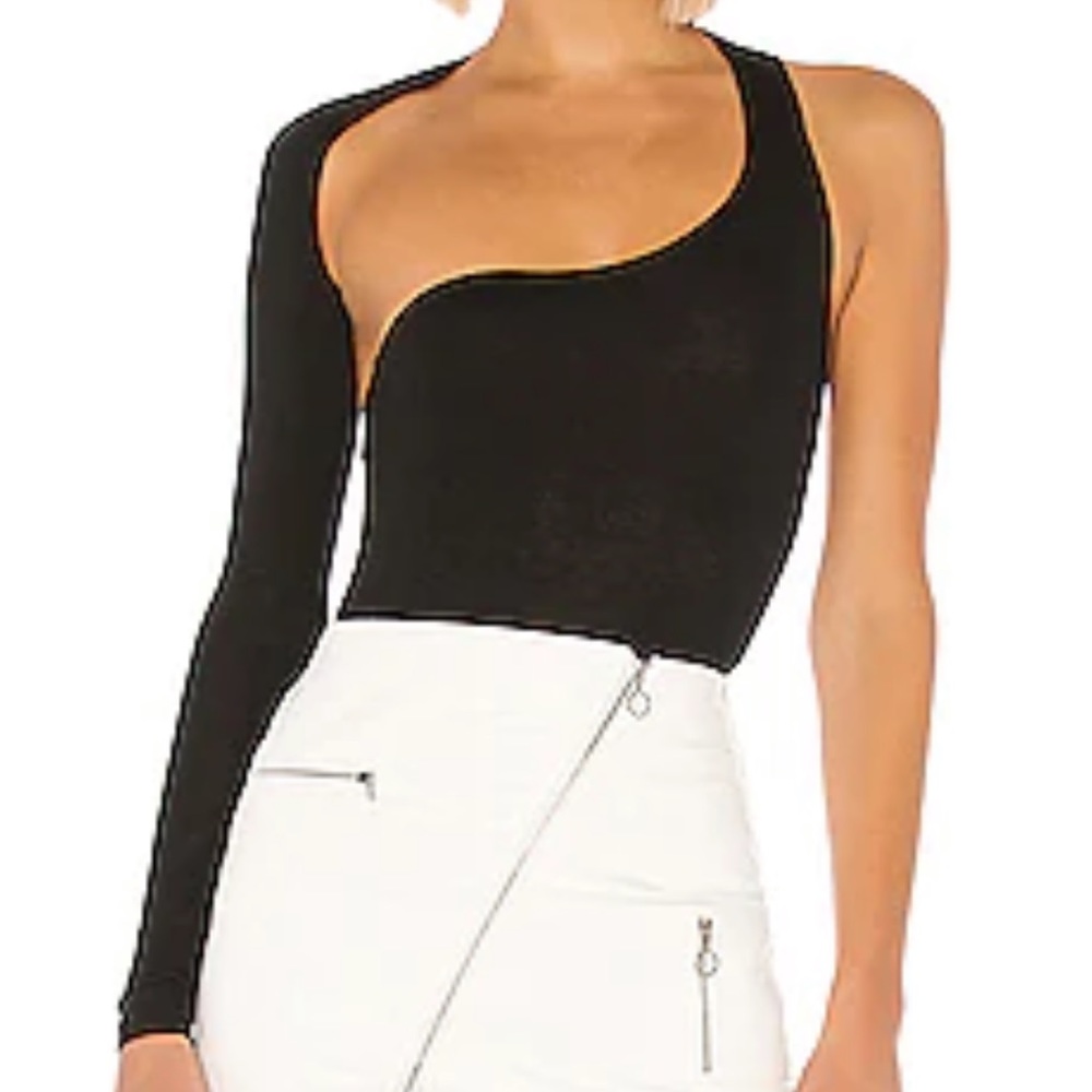 NWT Black Superdown/revolve Bodysuit size Medium